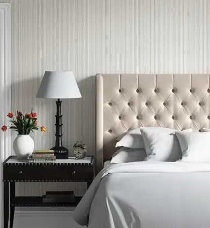 Winged Floor Standing Headboard